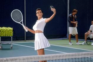 Kim Kardashian: stars in T-Mobile's Super Bowl commercial