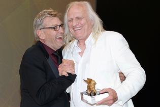 Joe Pytka (right): collects the Lion of St Mark Award at Cannes (picture credit: Getty Images)