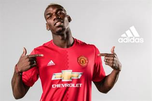Man Utd's agreement with Adidas contributed to its commercial revenue boost