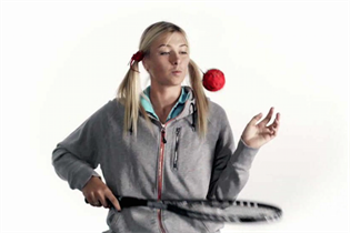 Maria Sharapova: pictured in a 2010 Nike ad for HIV and AIDS awareness