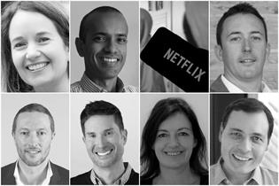 Clockwise from top left: Young, Thankamony, Netflix, Bevan, Wieser, Ostler, Proulx, Morris