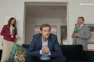 Paddy Power: Crouch joined in his living room by commentators Gina Bryce and Matt Chapman