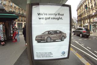 Brandalism: posts fake ads around Paris, France