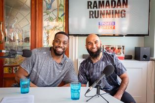 Podcast host Lutalo Muhammad with Haroon Mota