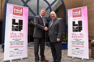 Peter Eaton, senior deputy chairman of Halewood International with Joe Anderson, Mayor of Liverpool
