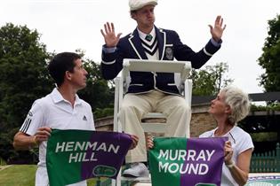 Robinsons: Henman battles it out with Murray's mum over mound