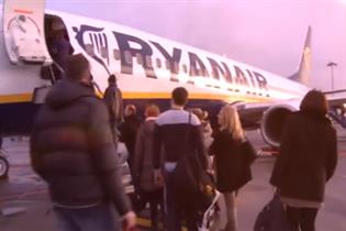 Ryanair: new TV ad screening in Ireland