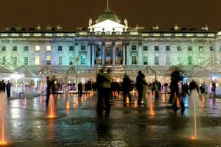 The Edmond J. Safra Fountain Court is available to hire for fashion events (somersethouse.org.uk)