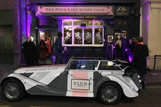 Thomas Pink launched The Pink Lion Rugby Club last week