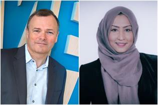 Tom Bureau and Sajeeda Merali