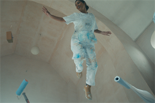 Focusing on individual businesses, one ad sees a painter set free with Starling's business banking