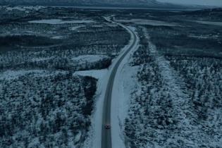 Volvo ad: shows Sweden at its harshest, and most beautiful