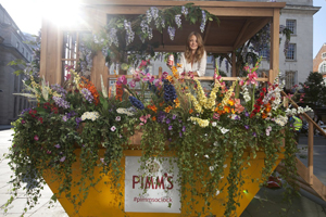 Millie Macintosh in one of Pimm's pimped-up skips