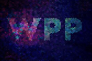 WPP logo made up of multi-hued dots
