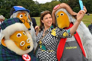 Allsopp takes a selfie with Uncle Bulgaria, Wellington and Orinoco