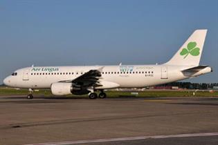 Aer Lingus: places its Twitter handle on aircraft fuselage