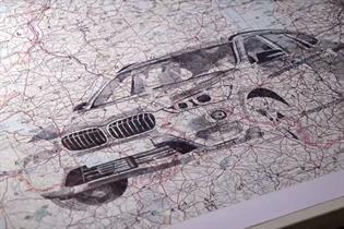 BMW: using hand-drawn map illustrations to bring its new 4x4 to life