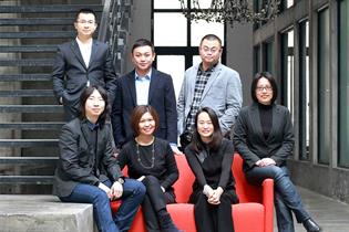 (Back row) Matt Zheng, Jack Wang, Tiger Tu (front row) Piemeng Cai, Jean Lin, Jane Linbaden, Amanda Lai
