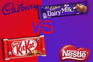 Nestle: attempting to trademark four-finger chocolate bar after Cadbury opposed 