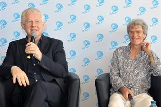 Richard Curtis and Sir John Hegarty: at Cannes Lions 2015