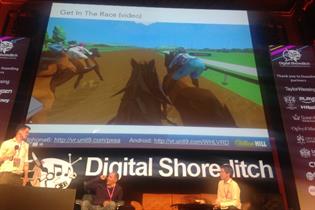 William Hill: demoing 'Get in the Race' at Digital Shoreditch