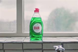 P&G: Fairy picks up on sister brand Ariel's 'Share the load' campaign on women's role in the household