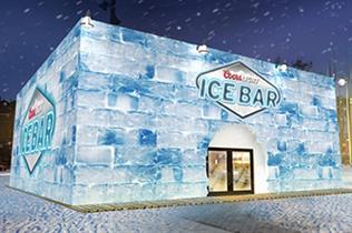 An artist's impression of the Ice Bar