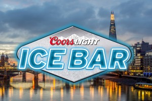 The ice bar will be staged in London and Manchester