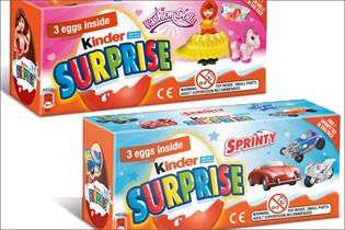 Kinder: unveils its limited-edition pink and blue eggs