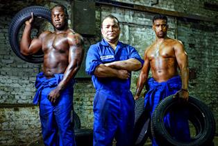 No models required: Kwik Fit employees help to launch the campaign