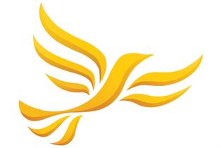 The Liberal Democrats' 'liberty bird' logo