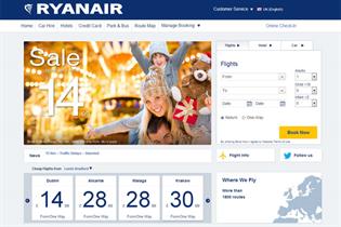 Ryanair: updates website