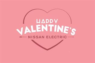 Nissan has created a campaign for Valentine's Day for its Leap car