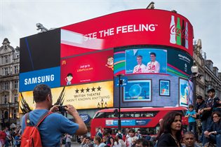 London, Piccadilly Lights: iconic landmark is undergoing a major upgrade to a single state-of-the-art screen
