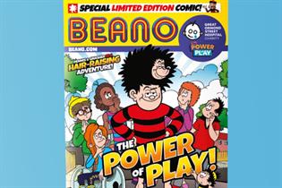 Power of Play: hub content includes an exclusive Beano comic