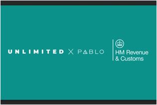 Unlimited logo Pablo logo HMRC logo