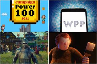 Clockwise from top left: Power 100, WPP, B&Q, Lego