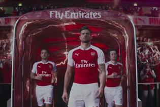 Puma: in its second year of £30m Arsenal sponsorship