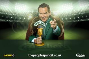 Jeff Stelling: fronts The People's Pundit campaign for Carlsberg and talkSport