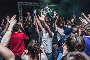 The rave was held at Shapes in Hackney Wick