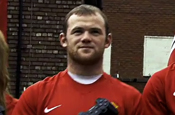 Wayne Rooney...star of Fifa 09 PlayStation ad