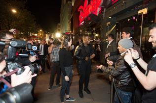 Daisy Ridley and John Boyega attended the midnight event 