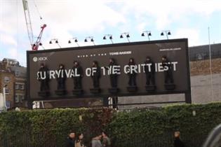 Xbox turns a billboard into an endurance test for Tomb Raider launch 