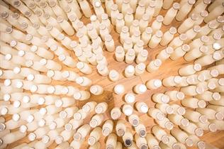 In Pictures: British Red Cross launches 'milk bottle' art installation to mark Syria crisis