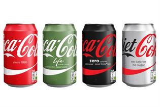 Coca-Cola: marketing all variants under master brand 