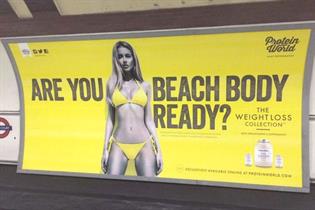 Protein World: Are You Beach Ready? campaign makes 61% of those polled ashamed of their bodies