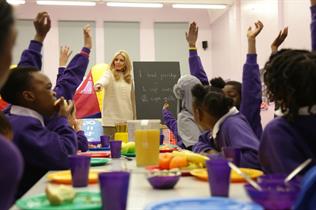 Vorderman led an interactive breakfast session in Peckham