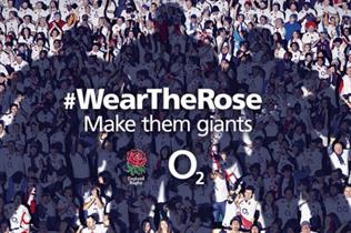 O2 is encouraging rugby fans to Wear The Rose