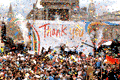 Winning bid: London celebrates as the games find a home for 2012