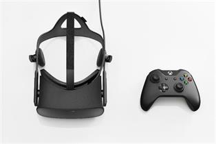 Oculus Rift: the headset will come with an Xbox One controller.